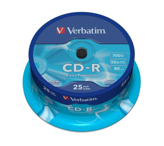 Verbatim CD-R-plater 25-pk. 25-pk.