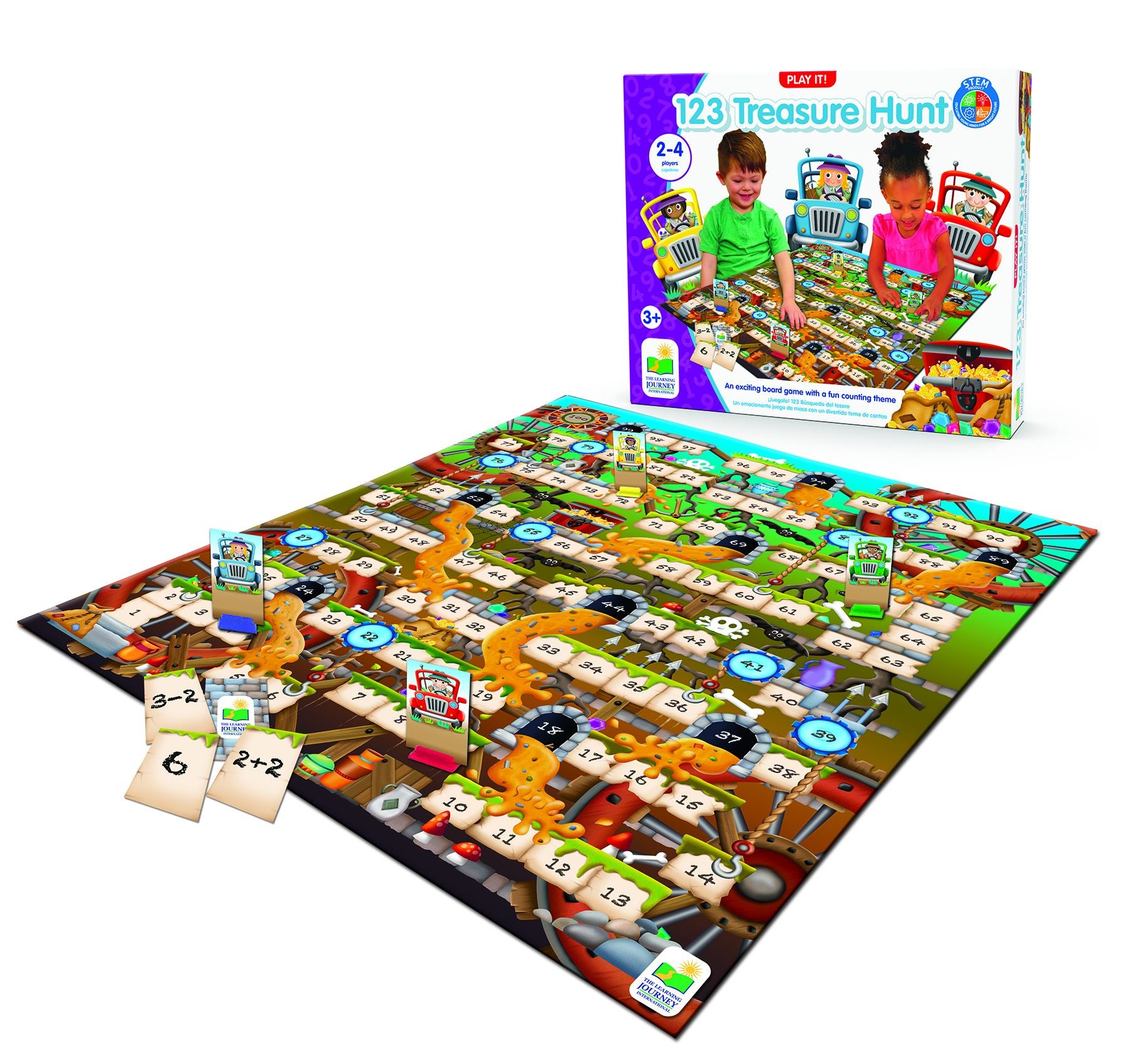 The Learning Journey Spill Play It Game 123 Treasure Hunt