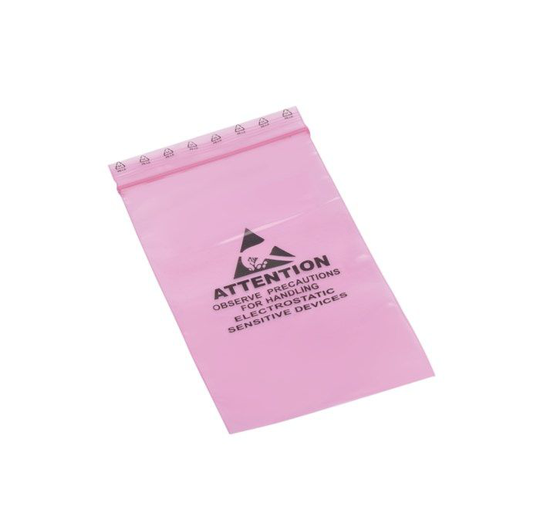 Luxorparts Antistatiske poser 76x127 mm 100-pk.