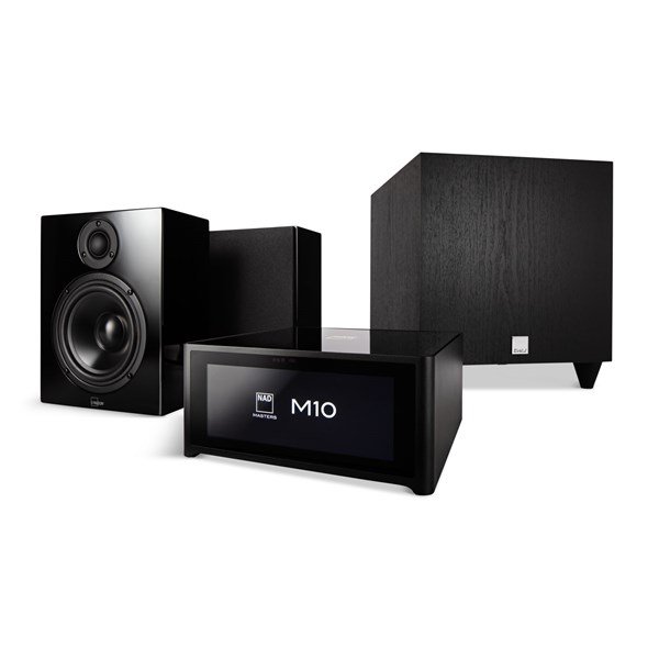 NAD M10 + LYNGDORF MH-2 + DALI SUB C-8 D Stereoanlegg