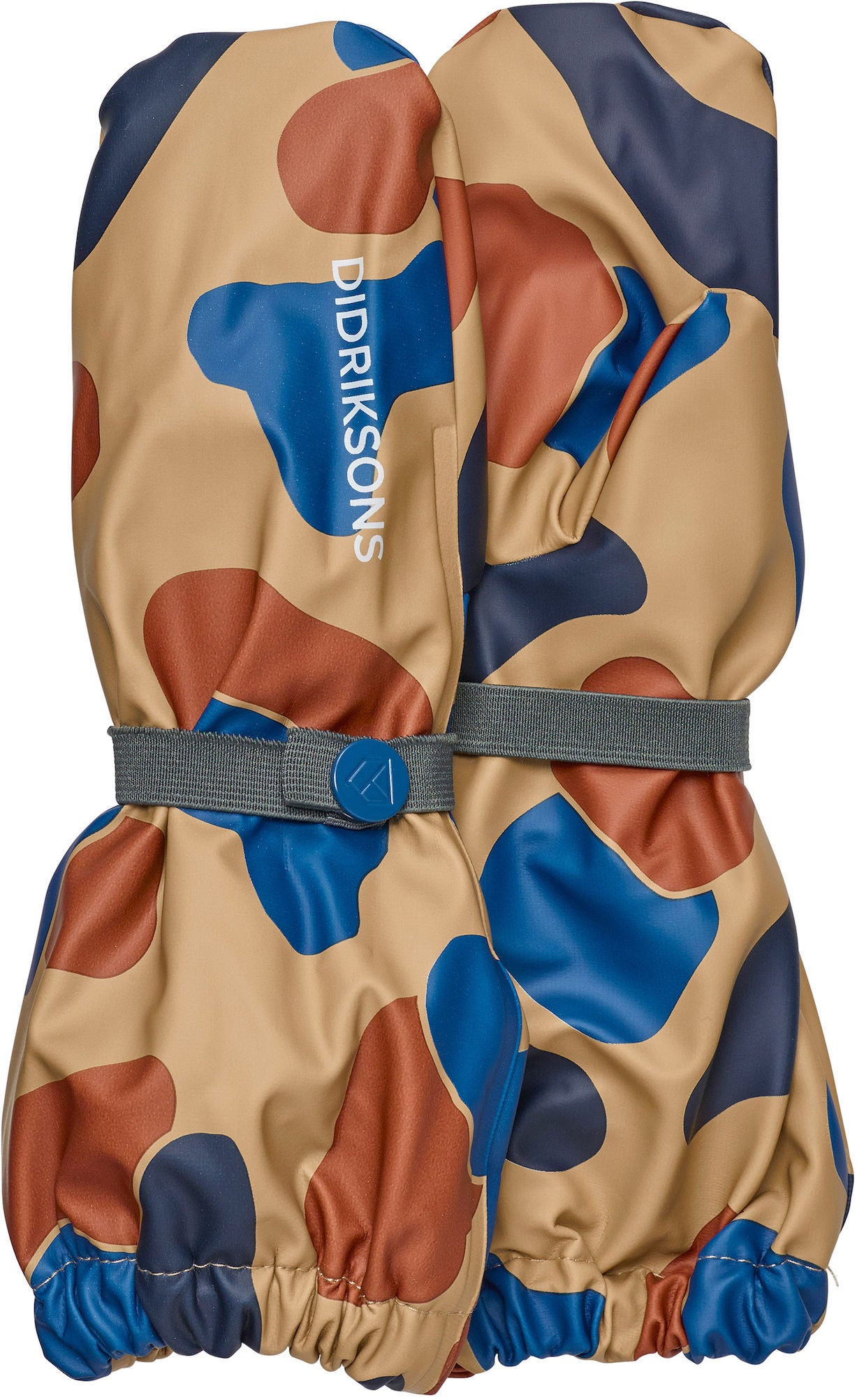 Didriksons Pileglove Fôret Regnvott, Beige Blob Camo, 0-2 År