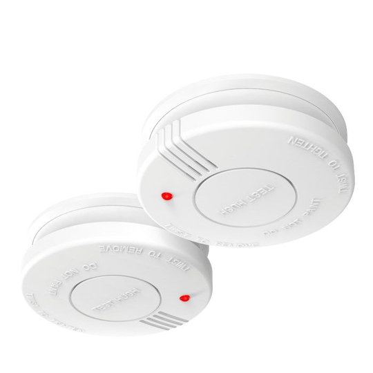 Luxorparts Optisk røykvarsler, 2-pk.