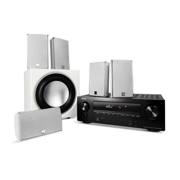 Denon AVR-X2700H + DALI FAZON MIKRO + SUB E-9 F - 5.1 Hjemmekinoanlegg