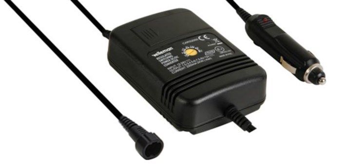 Luxorparts Regulerbar 12 V- og 24 V-strømforsyning på 1,5–12 V (DC) 24 W