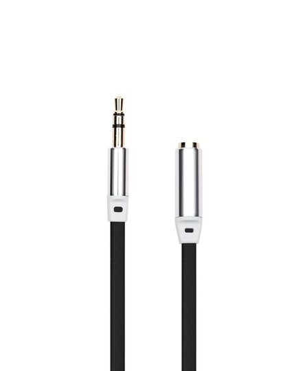Linocell Skjøtekabel med 3,5 mm-kontakt 1,0 m Svart