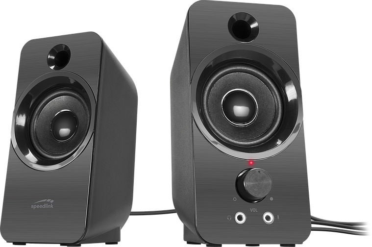 SpeedLink DAROC Stereo Høyttaler, Svart