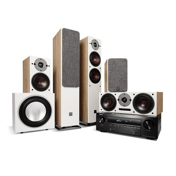 Denon AVR-X2700H + DALI OBERON 5 + OBERON 1 + OBERON VOKAL + SUB E-9 F – 5.1 Hjemmekinoanlegg