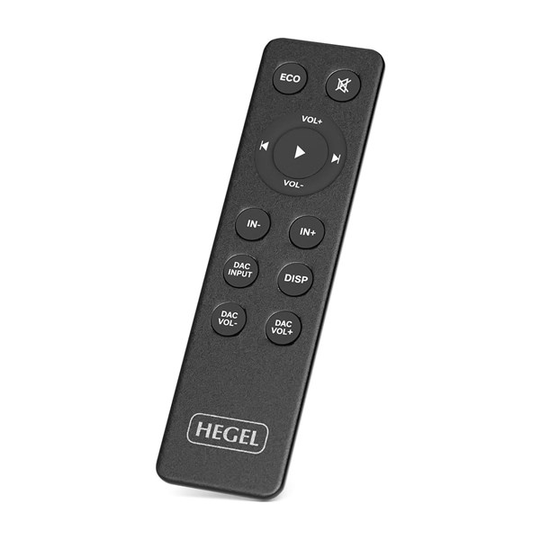 HEGEL RC10 Fjernkontroll