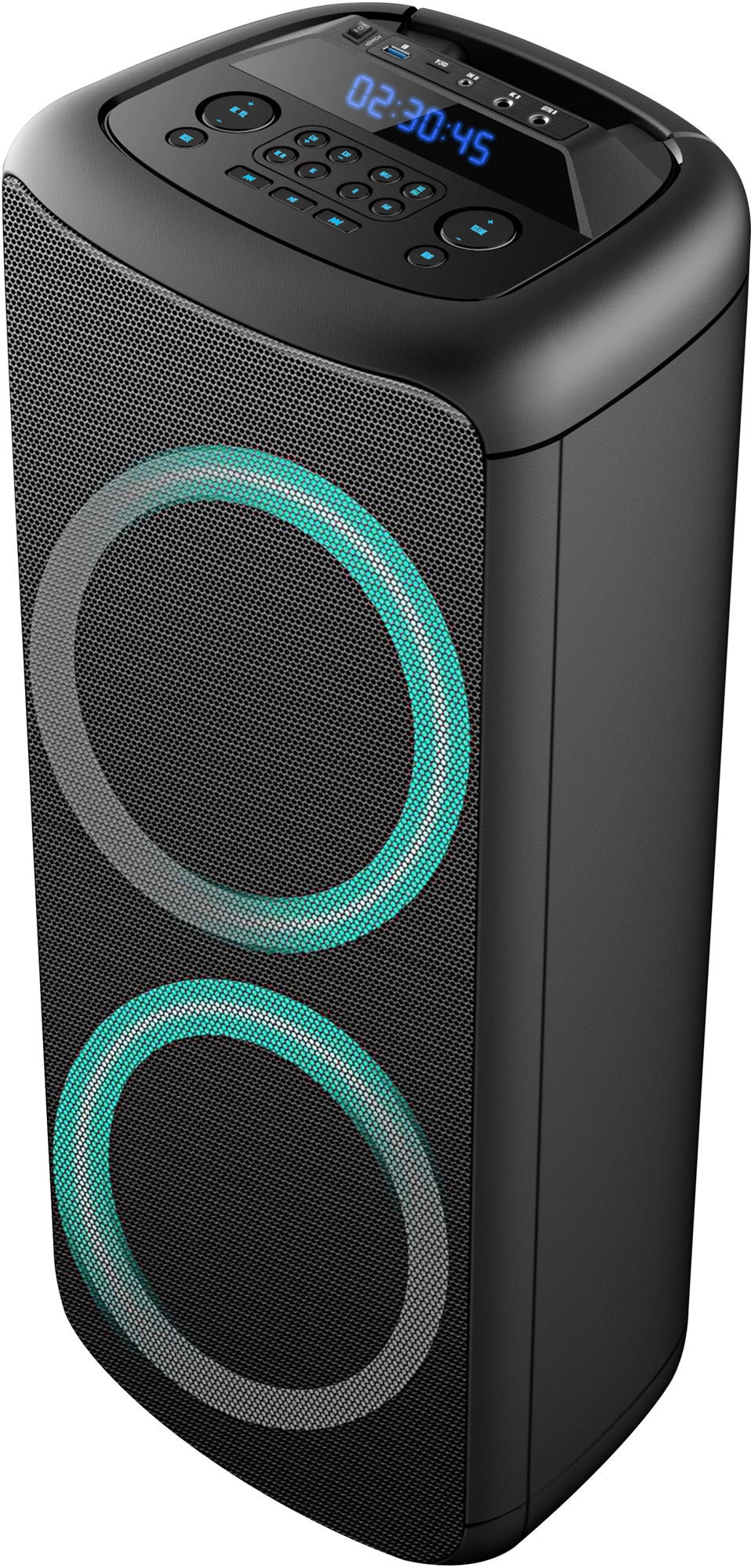 Denver BPS-455NR Partyhøyttaler Bluetooth, Svart