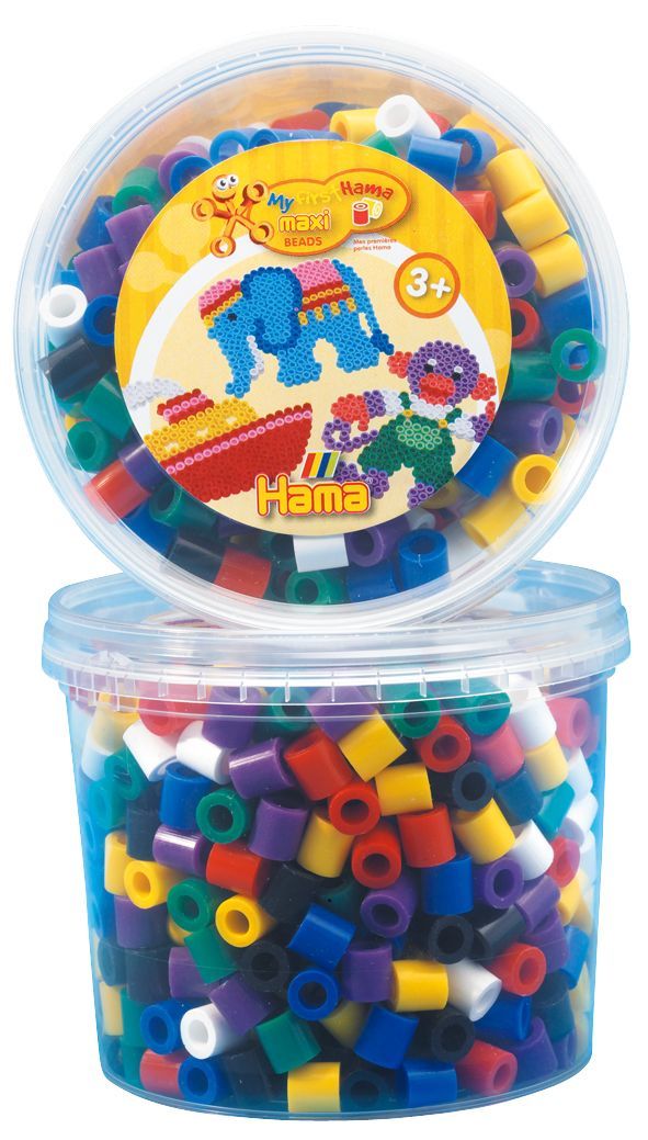 Hama Maxi Perler 600 stk Mix 00