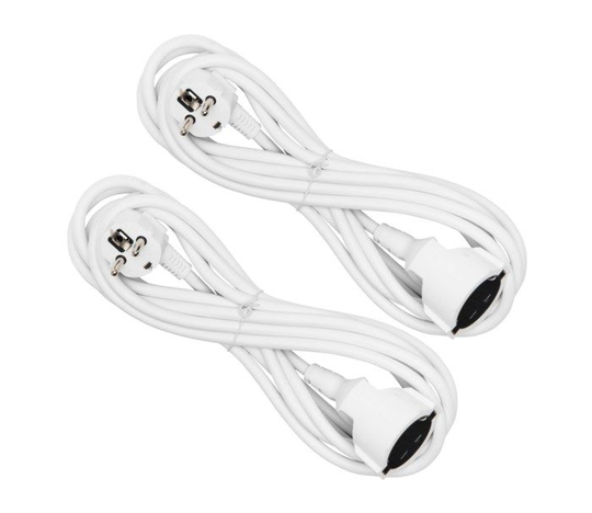 Luxorparts Jordet forlengelseskabel 5 m 2-pk.