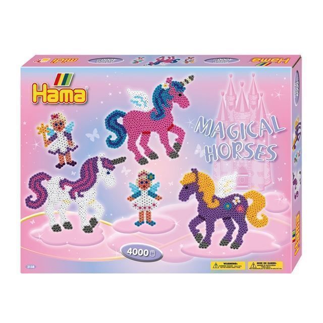 Hama Midi Gaveeske Magiske Hester, 4000 Stk