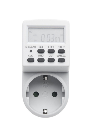 Luxorparts Digital timer, 7 døgn