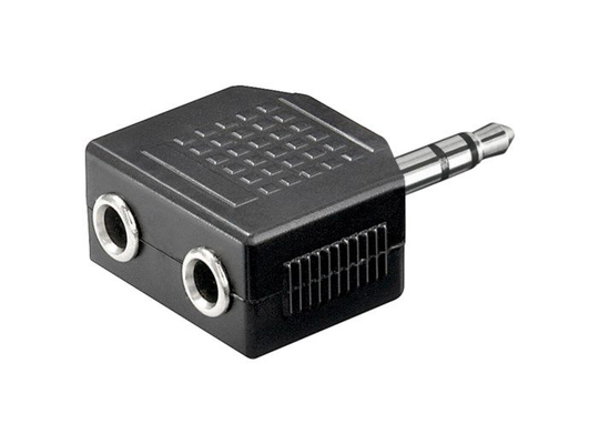 Hodetelefonforgrening for 3,5 mm-kontakt
