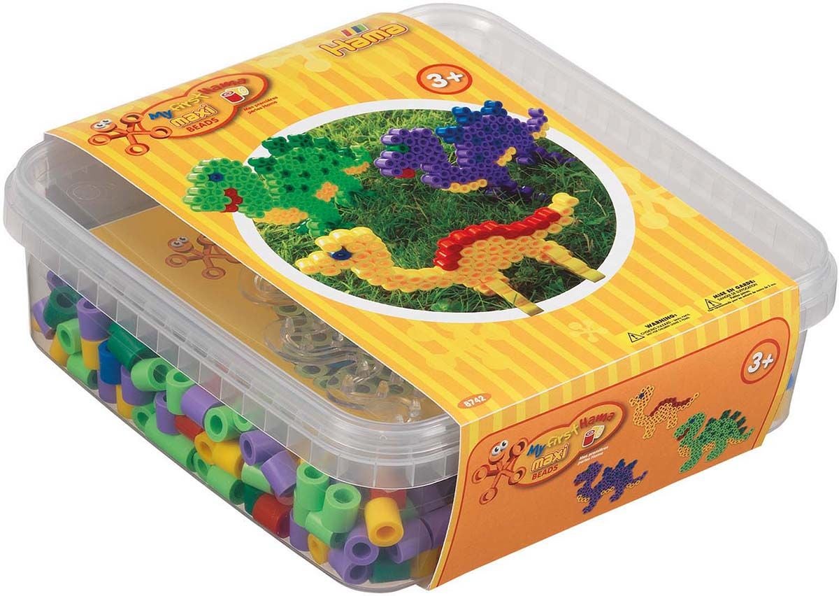 Hama Maxi Perleboks Dinosaurer 600 stk