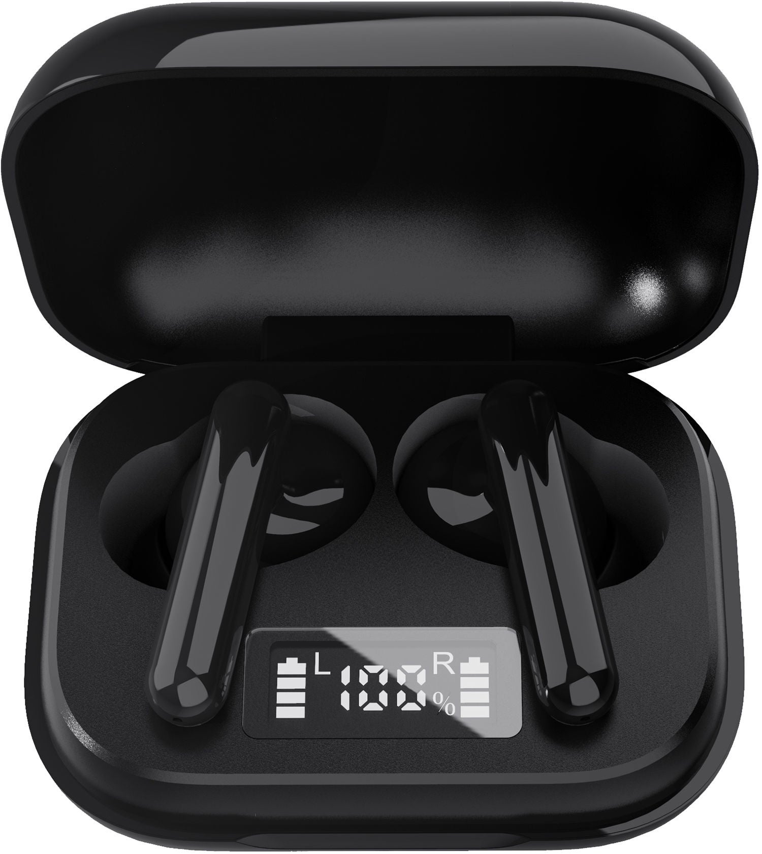 Denver TWE-38 Truly Wireless Hodetelefoner In-Ear Bluetooth, Svart
