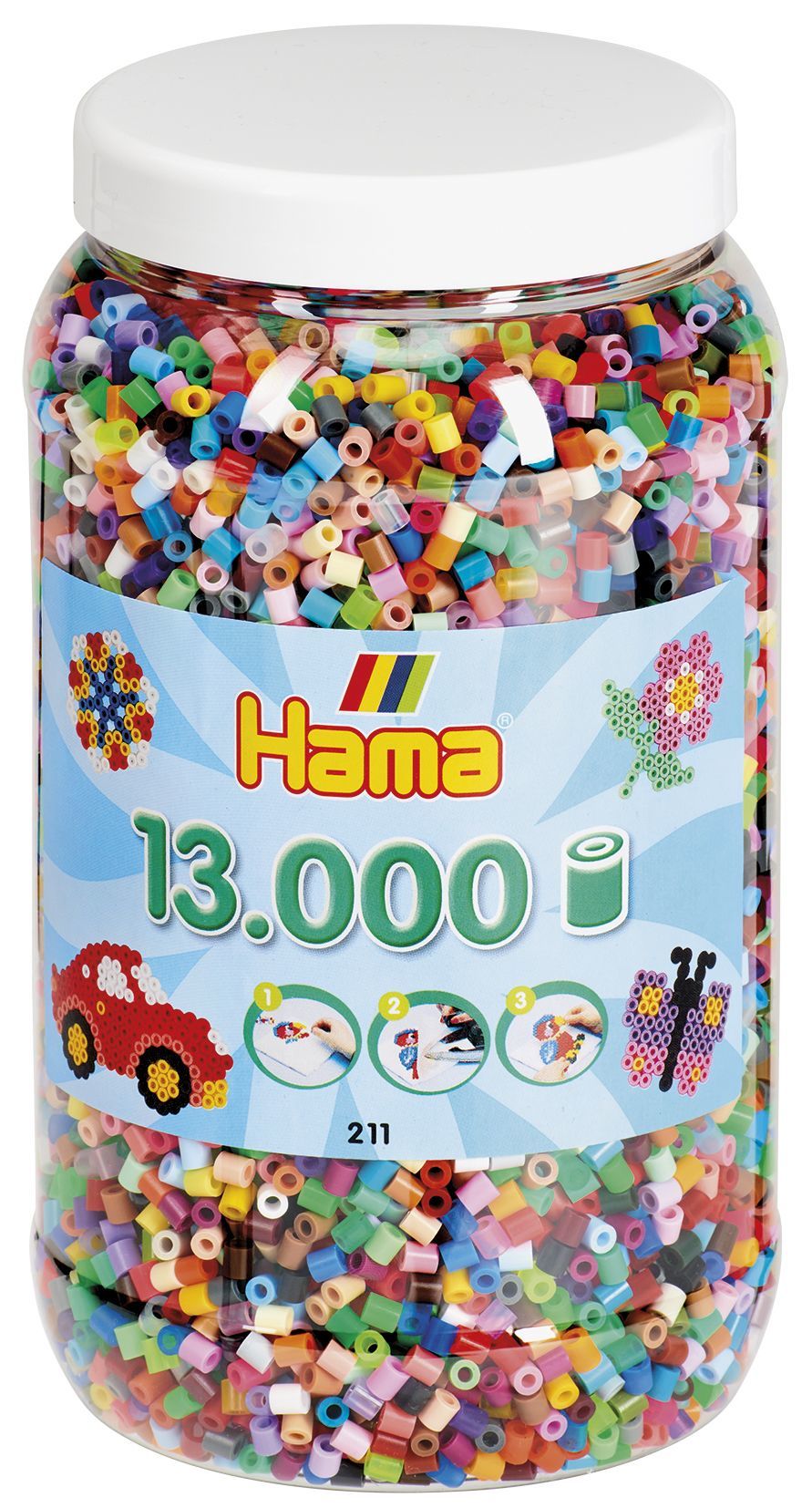Hama Midi Perler 13000 stk Mix 68
