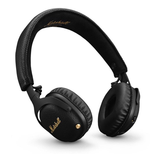 Marshall Mid ANC Bluetooth-headset med aktiv støydemping